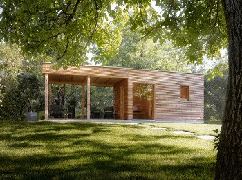 Sauna z bali drewnianych